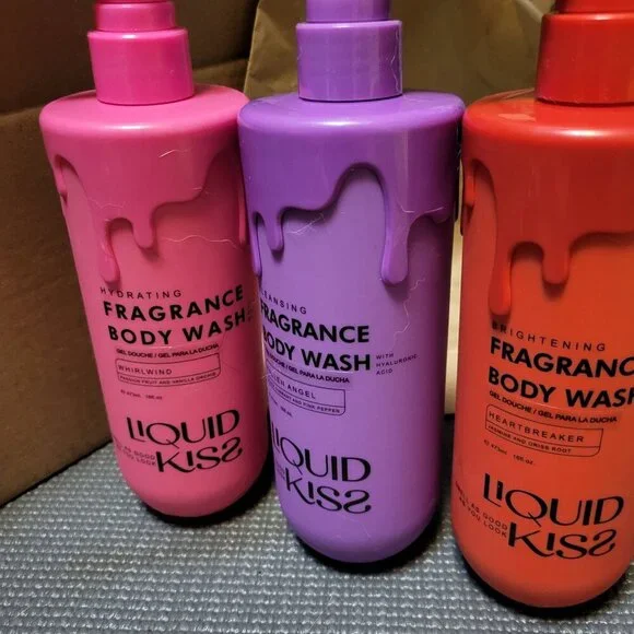 NEW LIQUID KISS FRAGRANCE BODY WASH - Picture 1 of 4